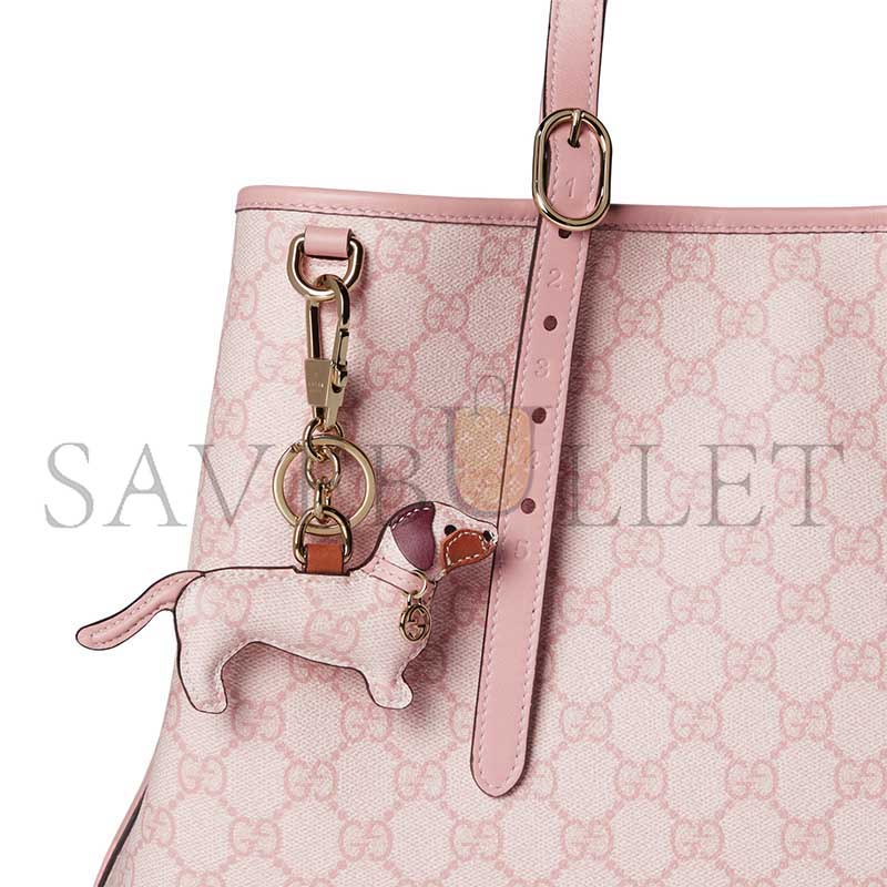 GUCCI DOG-SHAPED BAG CHARM 821812